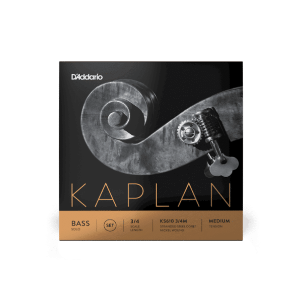 juego de cuerdas contrabajo d addario kaplan solo 34 ks610 1